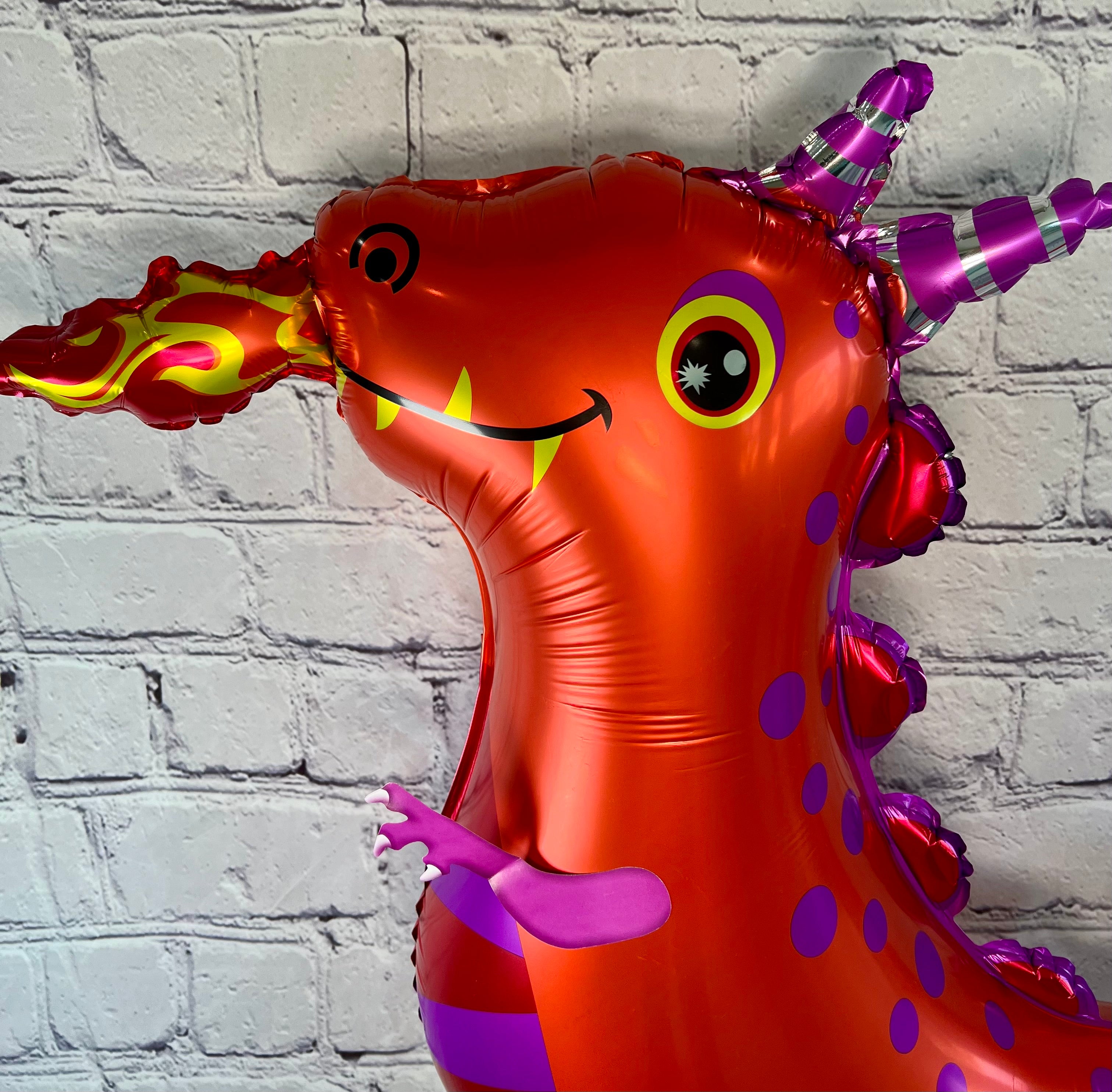 Red Walking Dragon Balloon – Jumbo Foil Party Decor