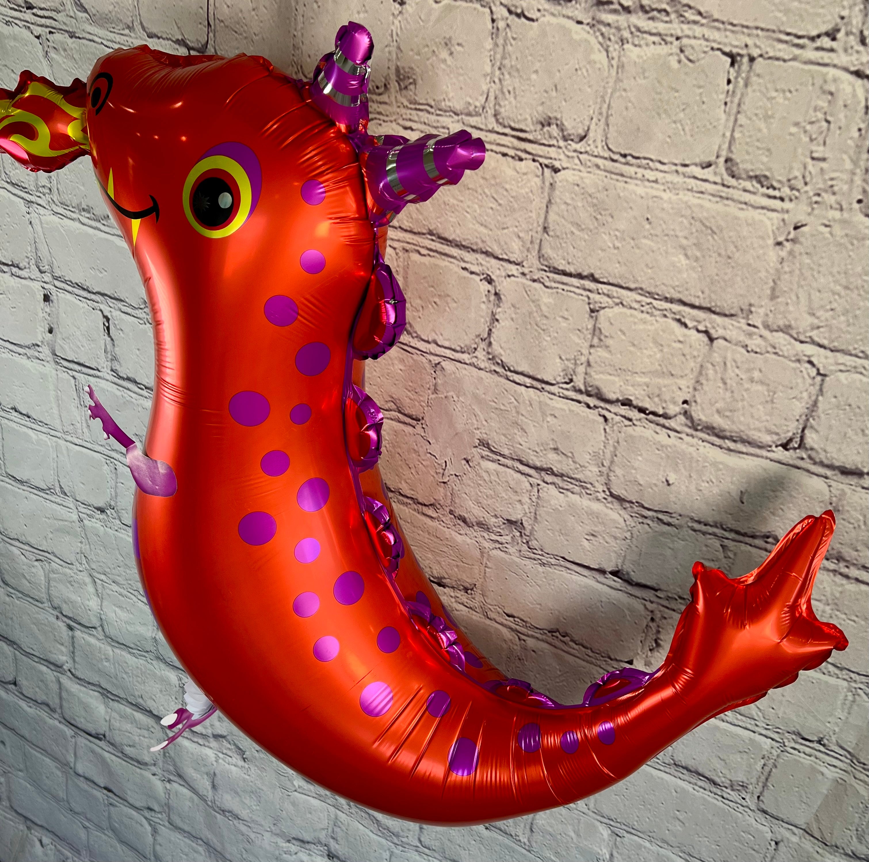 Red Walking Dragon Balloon – Jumbo Foil Party Decor