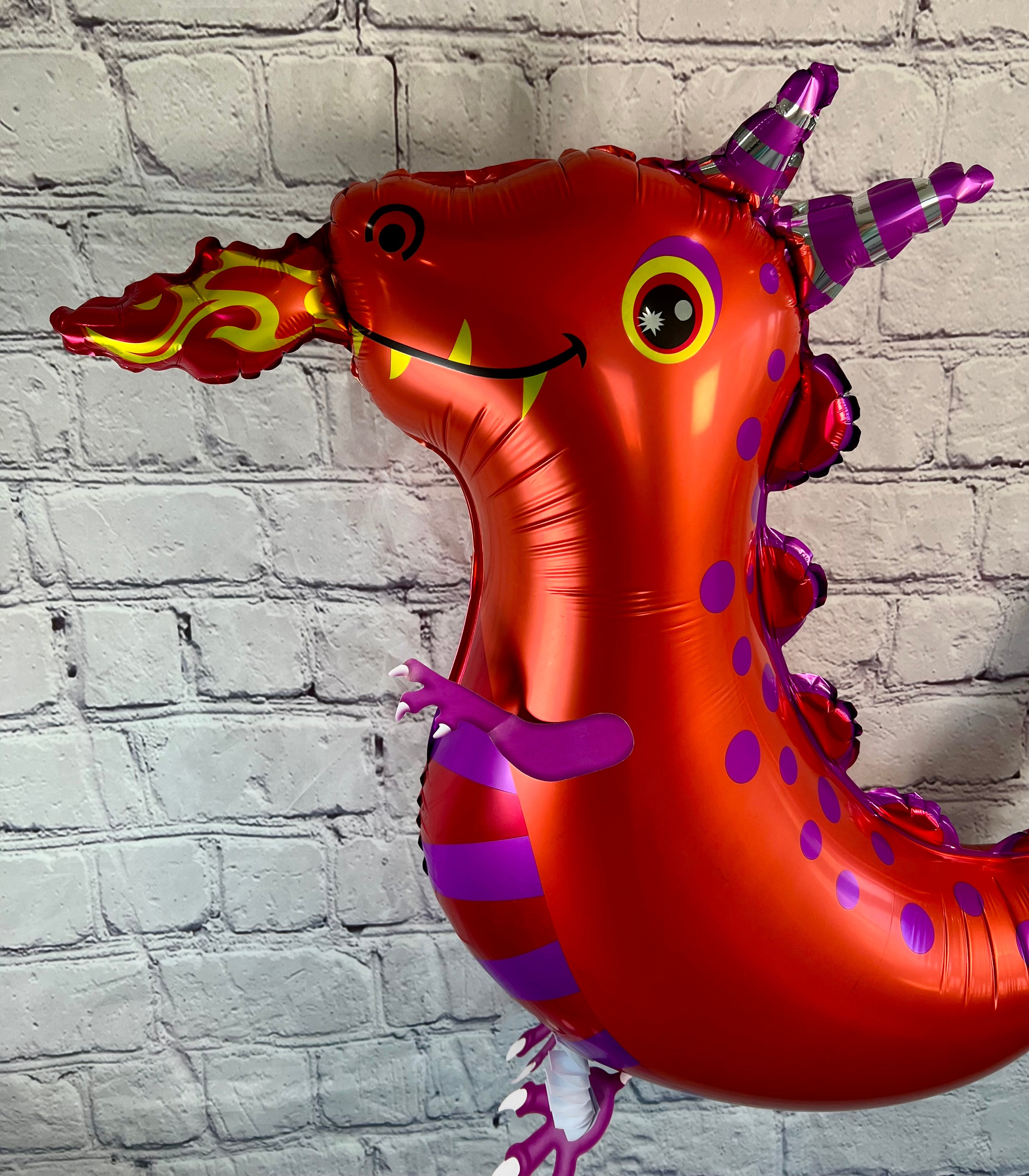 Red Walking Dragon Balloon – Jumbo Foil Party Decor