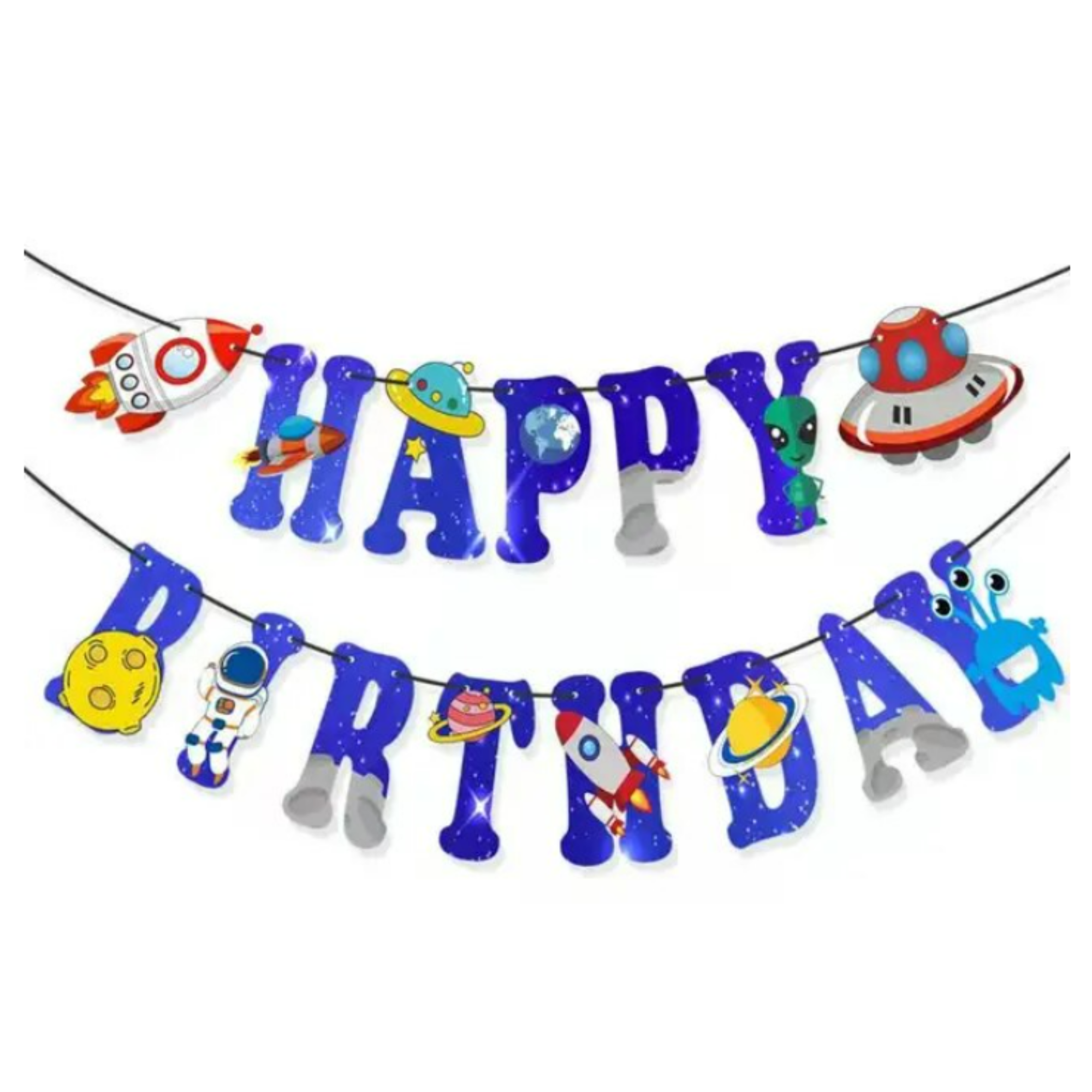 Astronaut Balloon Garland Arch Set – Outer Space Birthday Party Decor