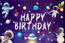 Load image into Gallery viewer, Astronaut and Rocket Space Ship Outer Space Balloon Garland Arch Set | Party Decorations &amp; Supplies | Kids Birthday Party Outer Space Decor
