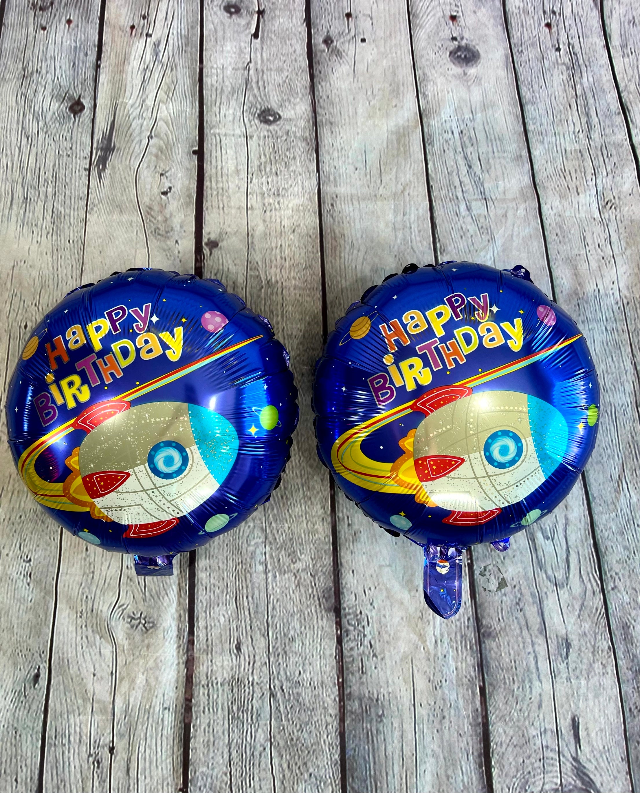 Rocket Ship Balloon Set – Outer Space Party Decor (5-Piece Set)