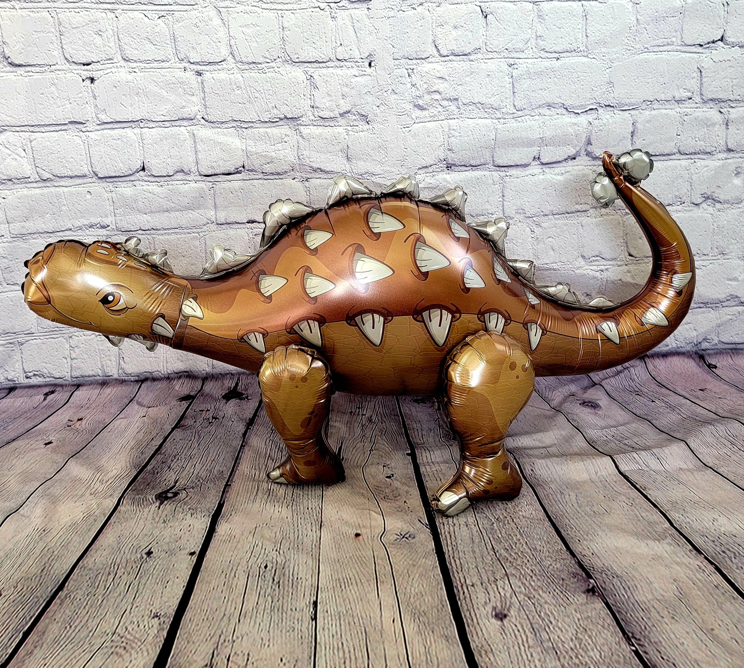 Walking Dinosaur Balloon Set – Jumbo Foil Party Decor (10-Piece Set)