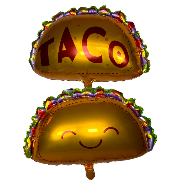 Taco Foil Balloon – Fiesta Birthday Party Decor