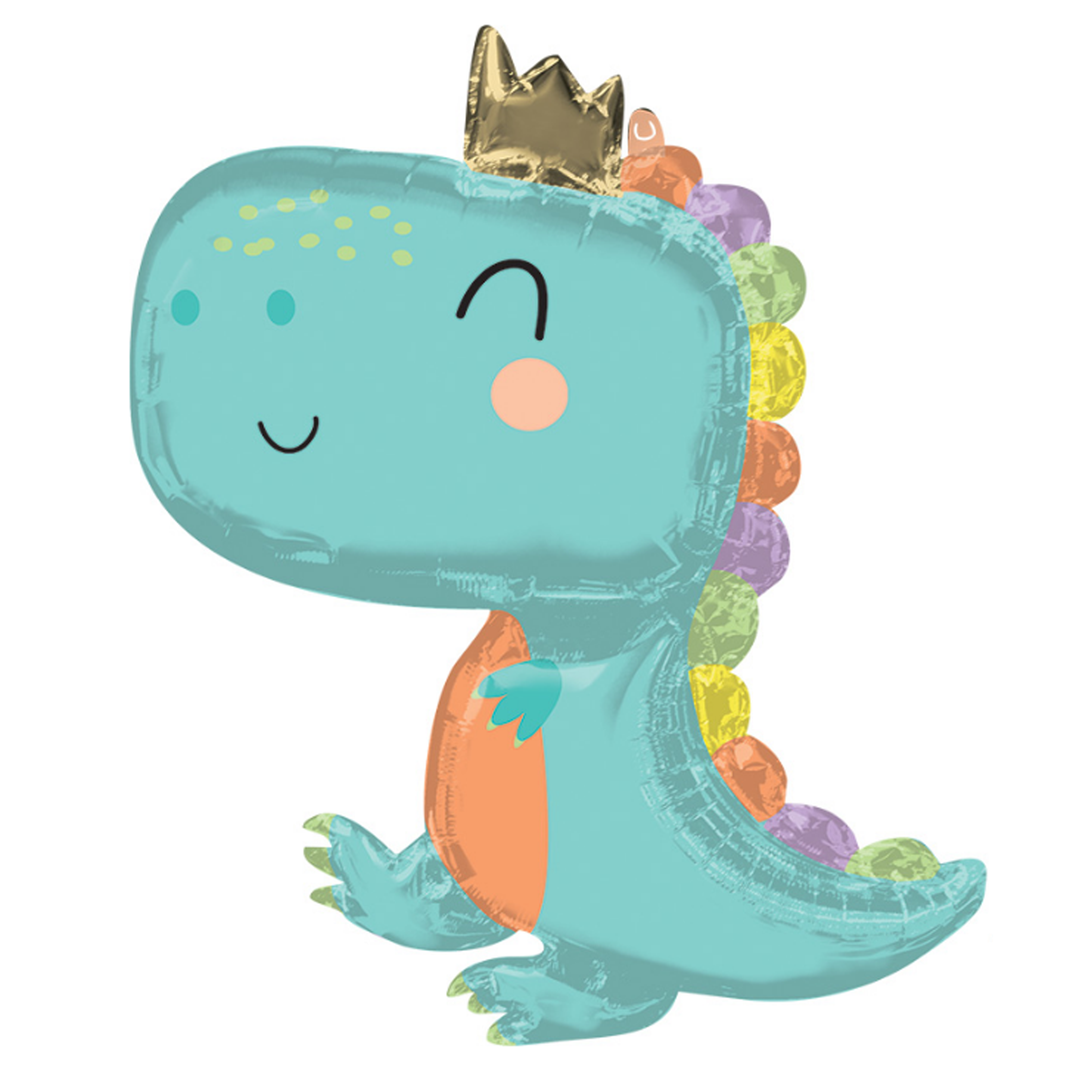 Teal Baby Dinosaur Balloon – Jumbo Foil Party Decor
