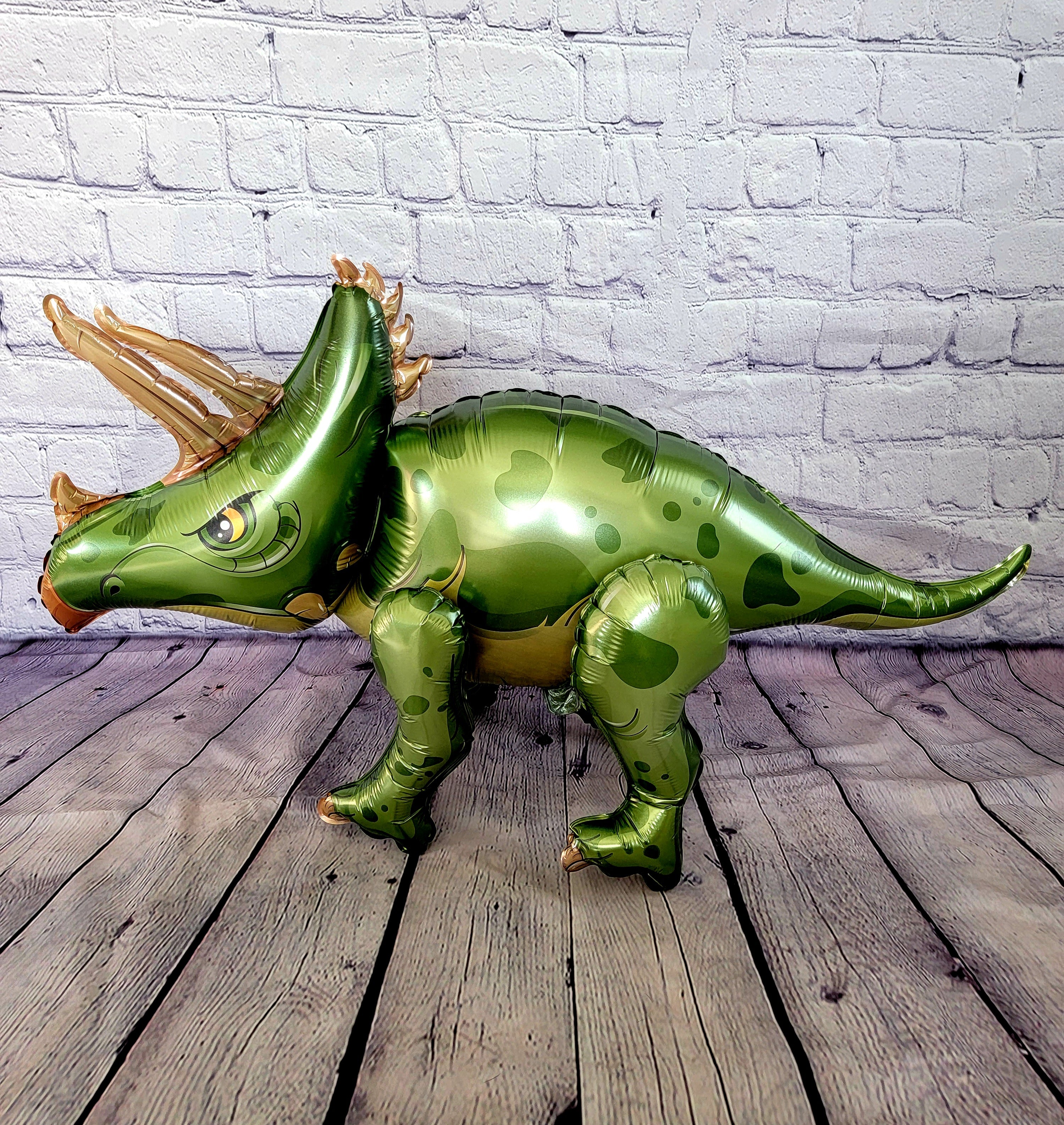Green Walking Dinosaur Balloon – Jumbo Foil Party Decor