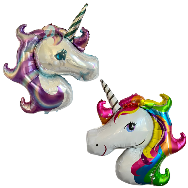 Unicorn Balloon Set – Jumbo Foil Party Decor (2-Piece Set)