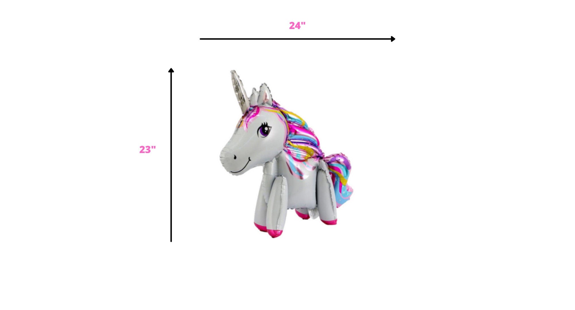 Unicorn Balloon & Banner Mega Set – Jumbo Party Decor (13-Piece Set)