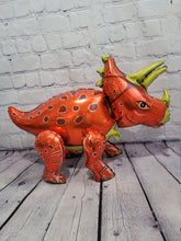 Load image into Gallery viewer, Dinosaur Balloon JUMBO Mylar Walking Foil Balloons - RED | Party Supplies and Decorations | Birthday Party Gender Reveal Baby Shower
