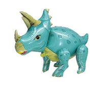 Load image into Gallery viewer, Dinosaur Party Supplies Balloon Set 5 JUMBO Mylar Walking Foil Balloons with Dinosaur Happy Birthday Banner and Decorations | Party Balloons Supplies and Decorations
