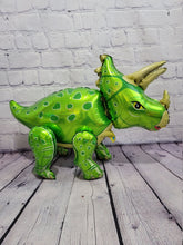 Load image into Gallery viewer, Dinosaur Balloon JUMBO Mylar Walking Foil Balloons - GREEN | Party Decorations and Supplies | Birthday Baby Shower Gender Reveal

