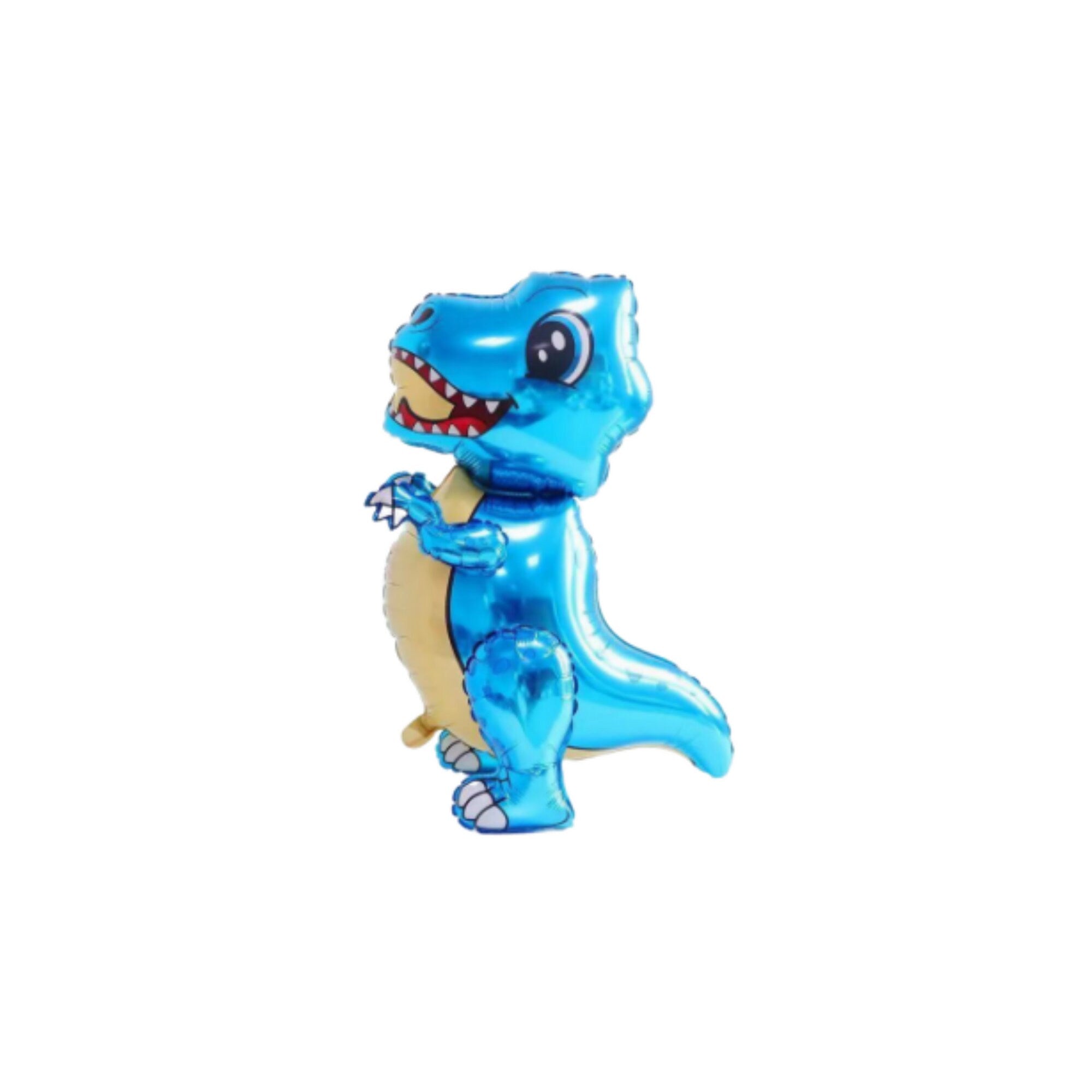 Blue T-Rex Walking Dinosaur Balloon – Jumbo Foil Party Decor