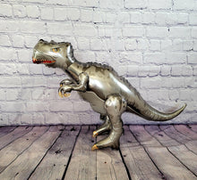 Load image into Gallery viewer, Dinosaur Balloon JUMBO Mylar Walking Foil Balloons - Silver
