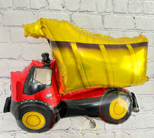 Load image into Gallery viewer, Construction Equipment and Trucks Dump Truck Bulldozer Crane 4 PC Set | Party Supplies and Decorations
