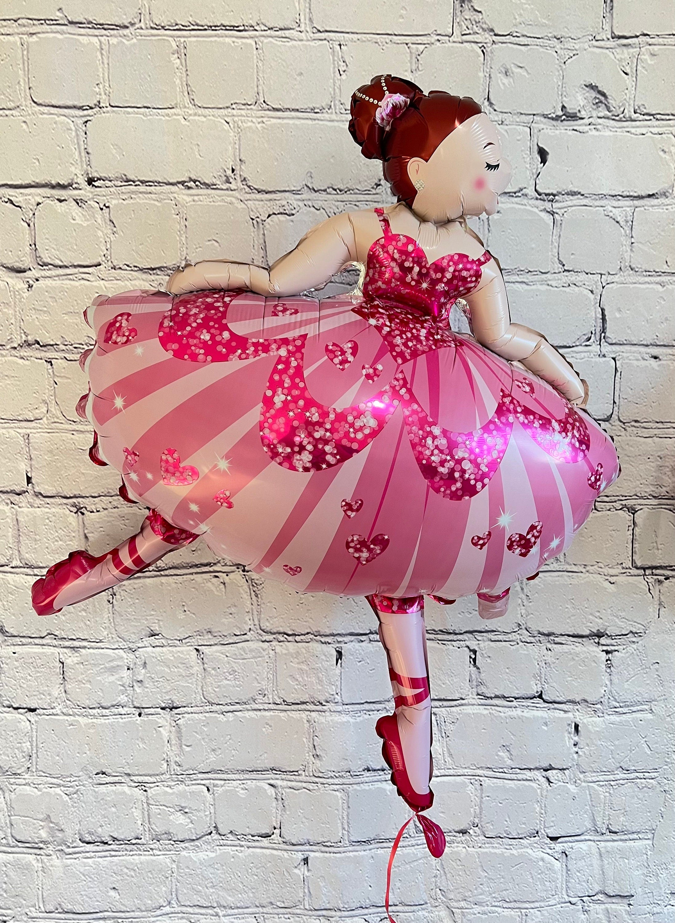 Ballerina Balloon Set – Dance Party Decor (2-Piece Set)