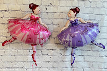 Load image into Gallery viewer, Ballerina dance girls 2 PC balloon set
