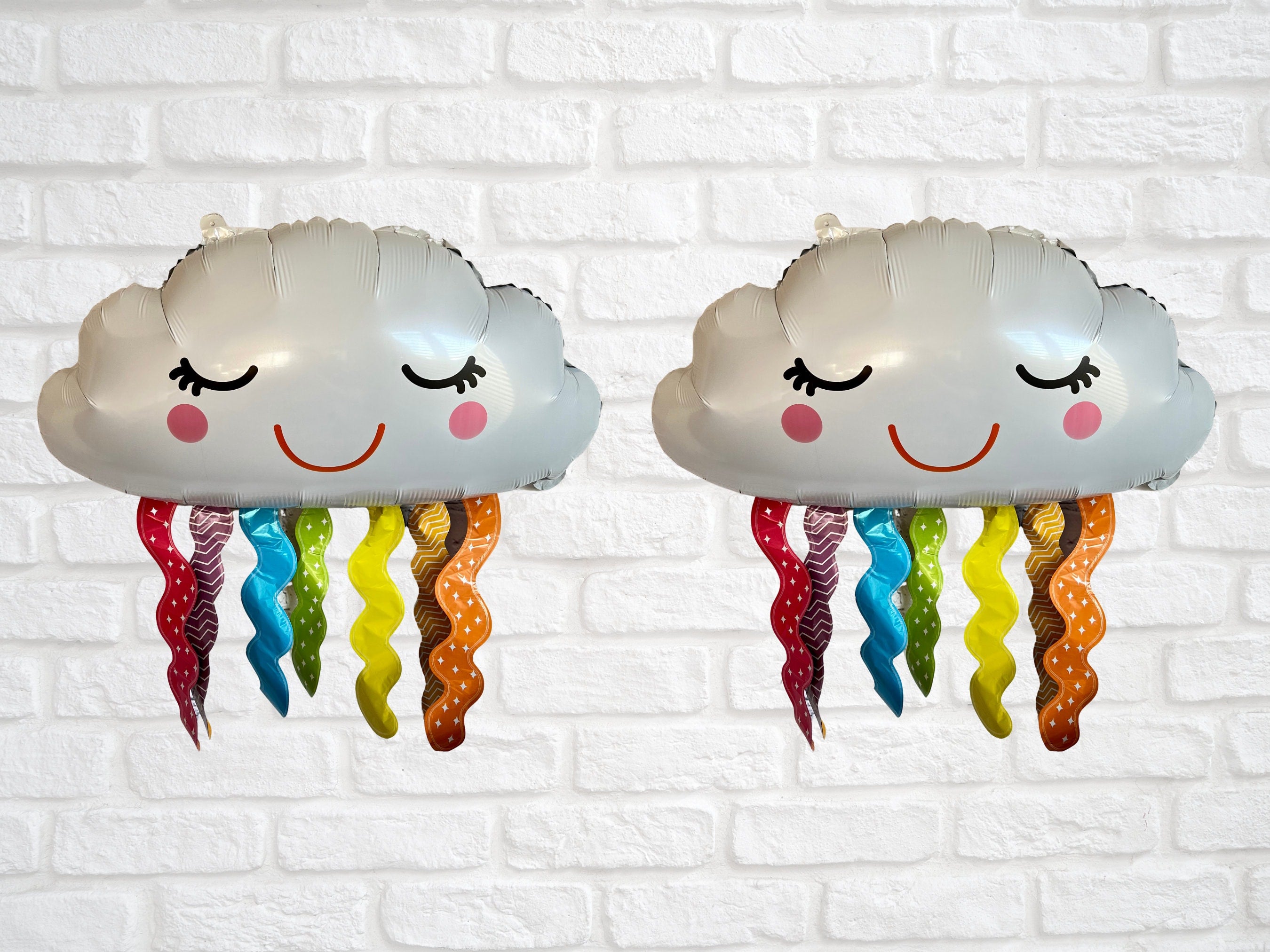 Rainbow Foil Balloon Set – Party Decor (2-Piece Set)