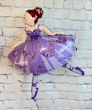 Load image into Gallery viewer, Ballerina dance girls 2 PC balloon set
