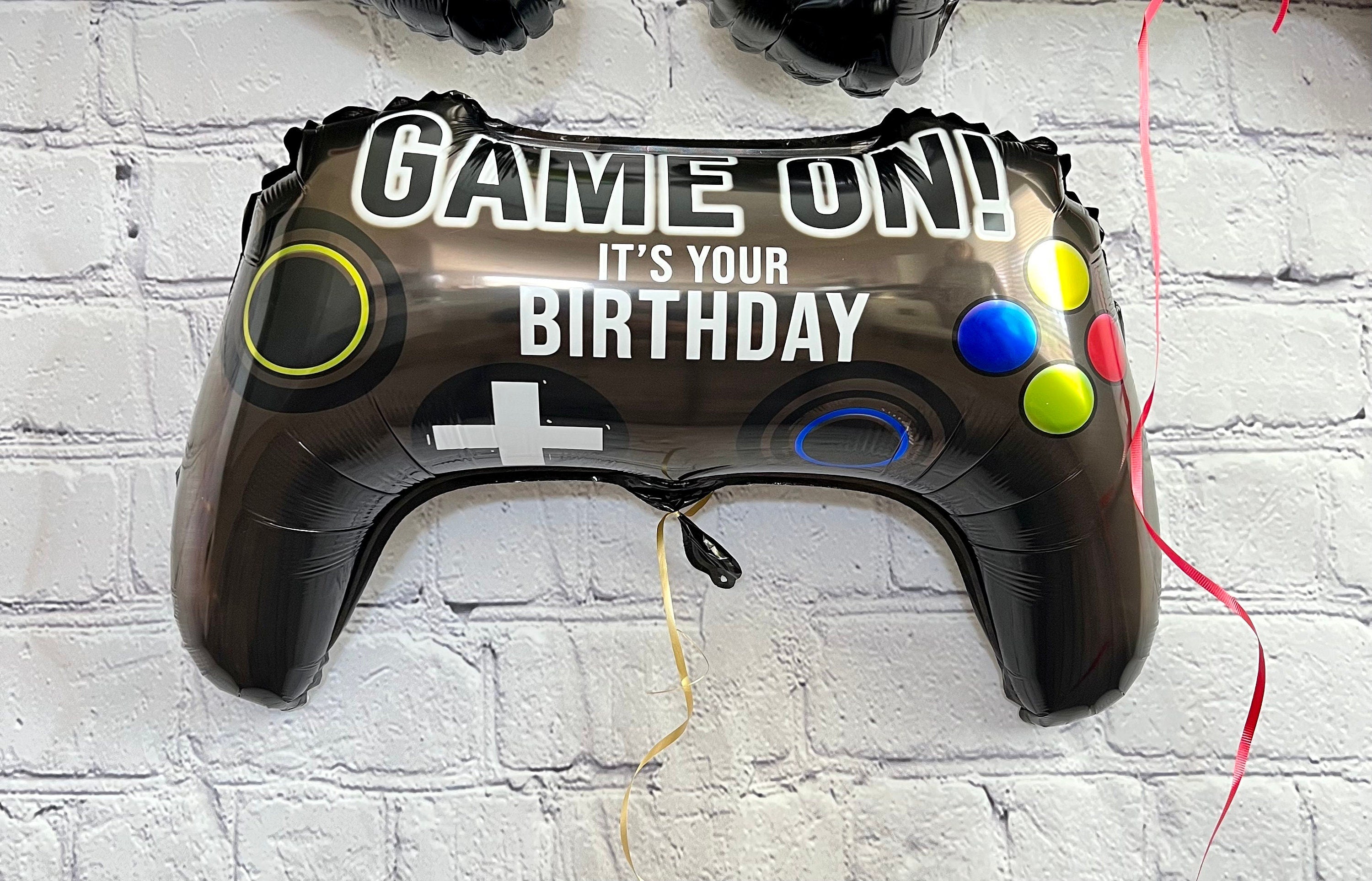 Video Game Controller Balloons – Foil Party Decor (3-Piece Set)