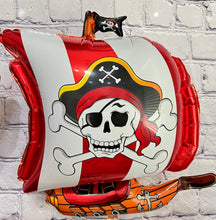 Load image into Gallery viewer, Pirate and pirate ships with shark balloon 5 PC Set
