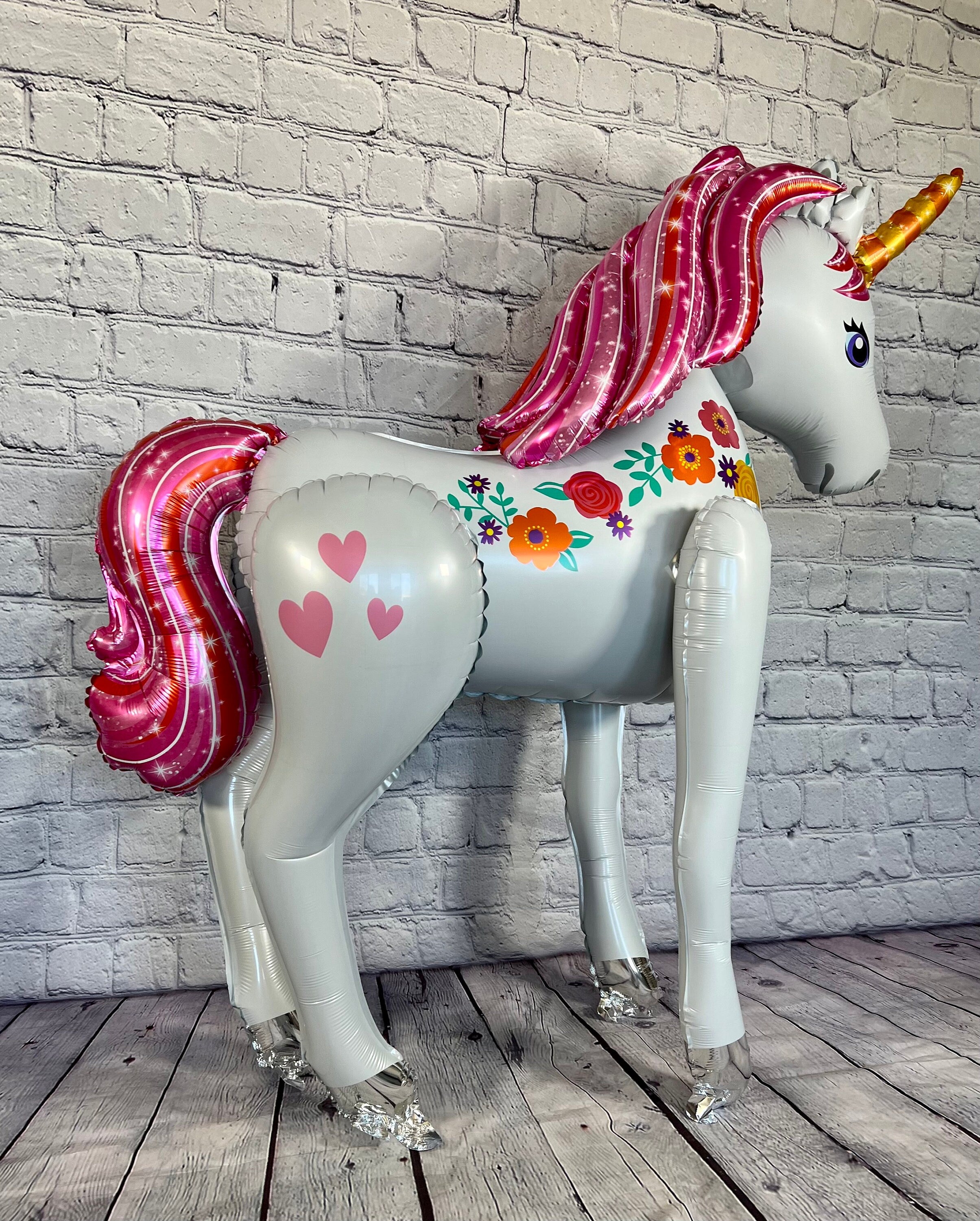 Unicorn Airwalker Balloon – Giant 46" Jumbo Foil Party Decor