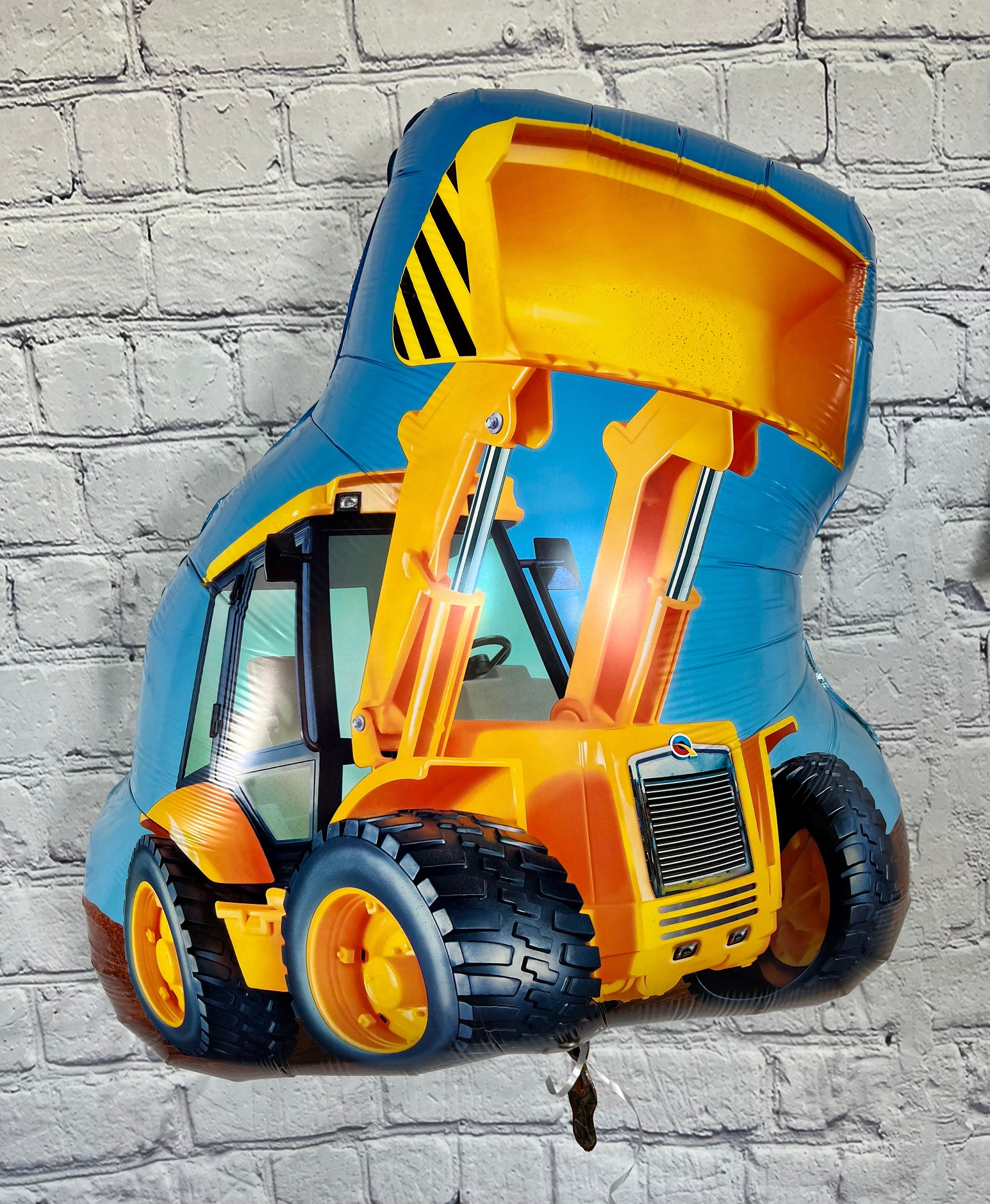 Construction Truck Balloons – Dump Truck & Bulldozer (2-Piece Set)