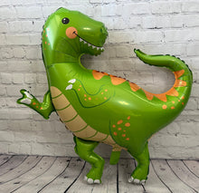 Load image into Gallery viewer, Green Jumbo Dinosaur Foil Balloons Kids Birthday Party Decorations | Party Decorations and Supplies | Gifts for Kids

