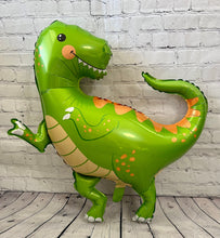 Load image into Gallery viewer, Green Jumbo Dinosaur Foil Balloons Kids Birthday Party Decorations | Party Decorations and Supplies | Gifts for Kids
