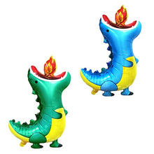 Load image into Gallery viewer, Dragons love tacos balloons for birthday parties fiestas foil balloons | Party decorations for birthday celebrations decor and supplies
