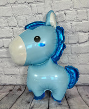 Load image into Gallery viewer, Horse Baby Pony Balloons Set of 3 JUMBO Mylar Foil Balloons
