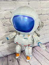 Load image into Gallery viewer, Astronaut and rocket ship space ship outer space Earth planets 5 PC balloon set
