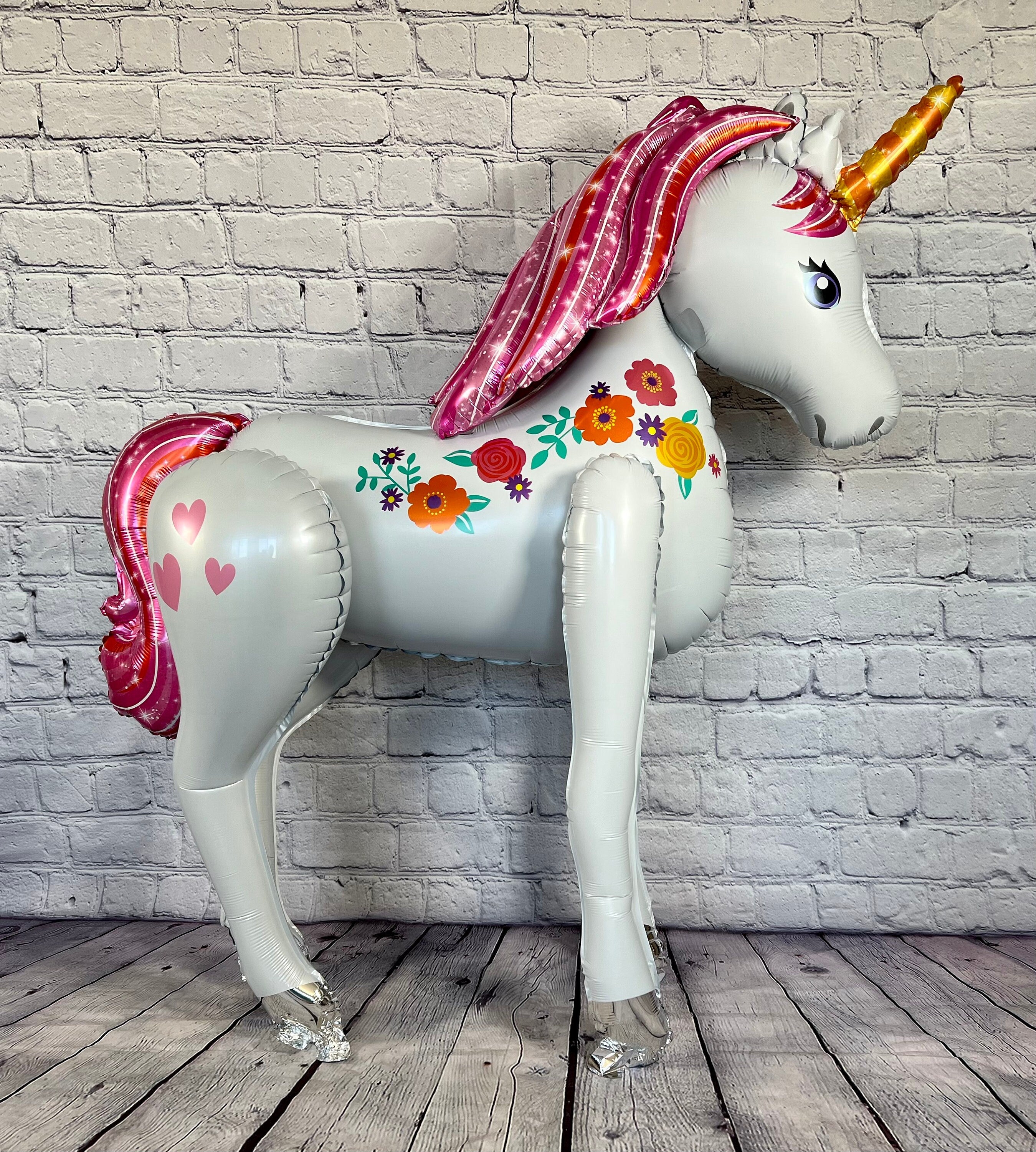 Unicorn Airwalker Balloon – Giant 46" Jumbo Foil Party Decor