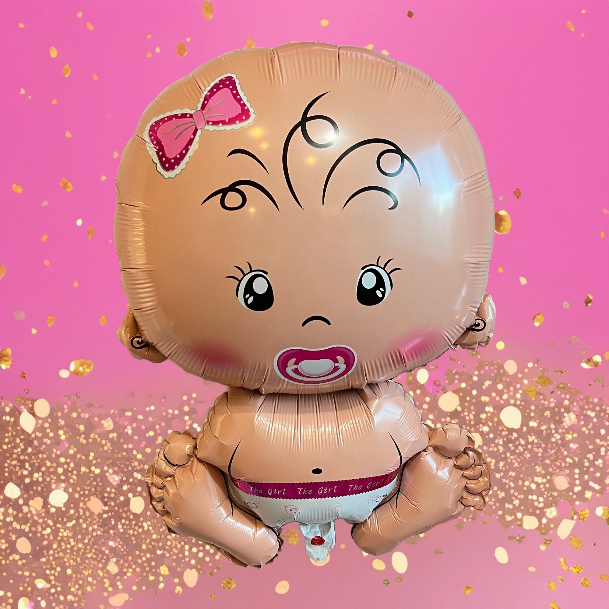 Girl Gender Reveal Balloon – Pink Foil