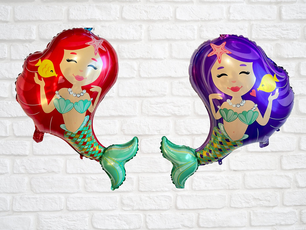 Mermaid Balloon Birthday Party Decoration 2 PC Set