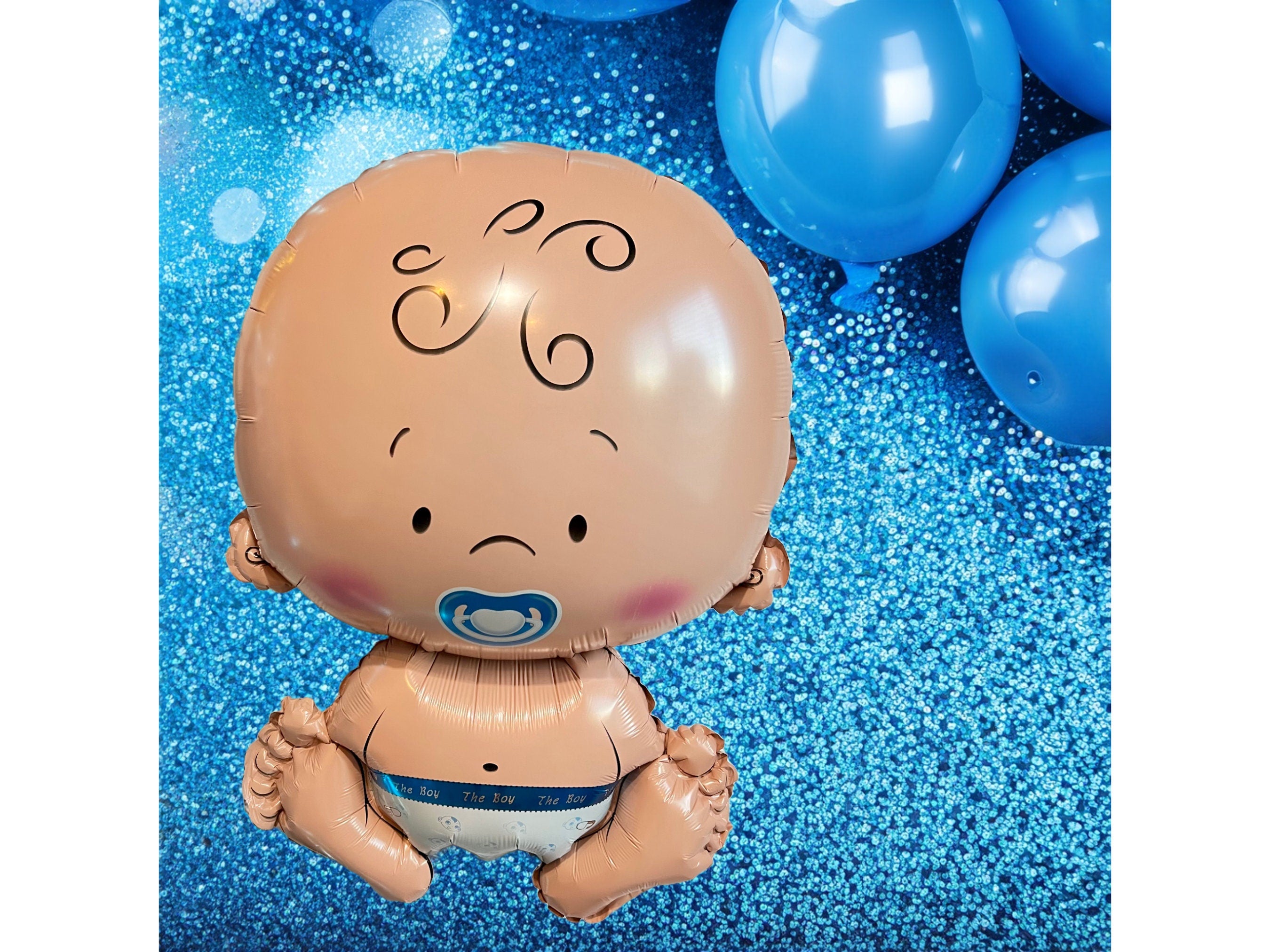 Boy Gender Reveal Foil Balloons – Baby Shower Party Decor