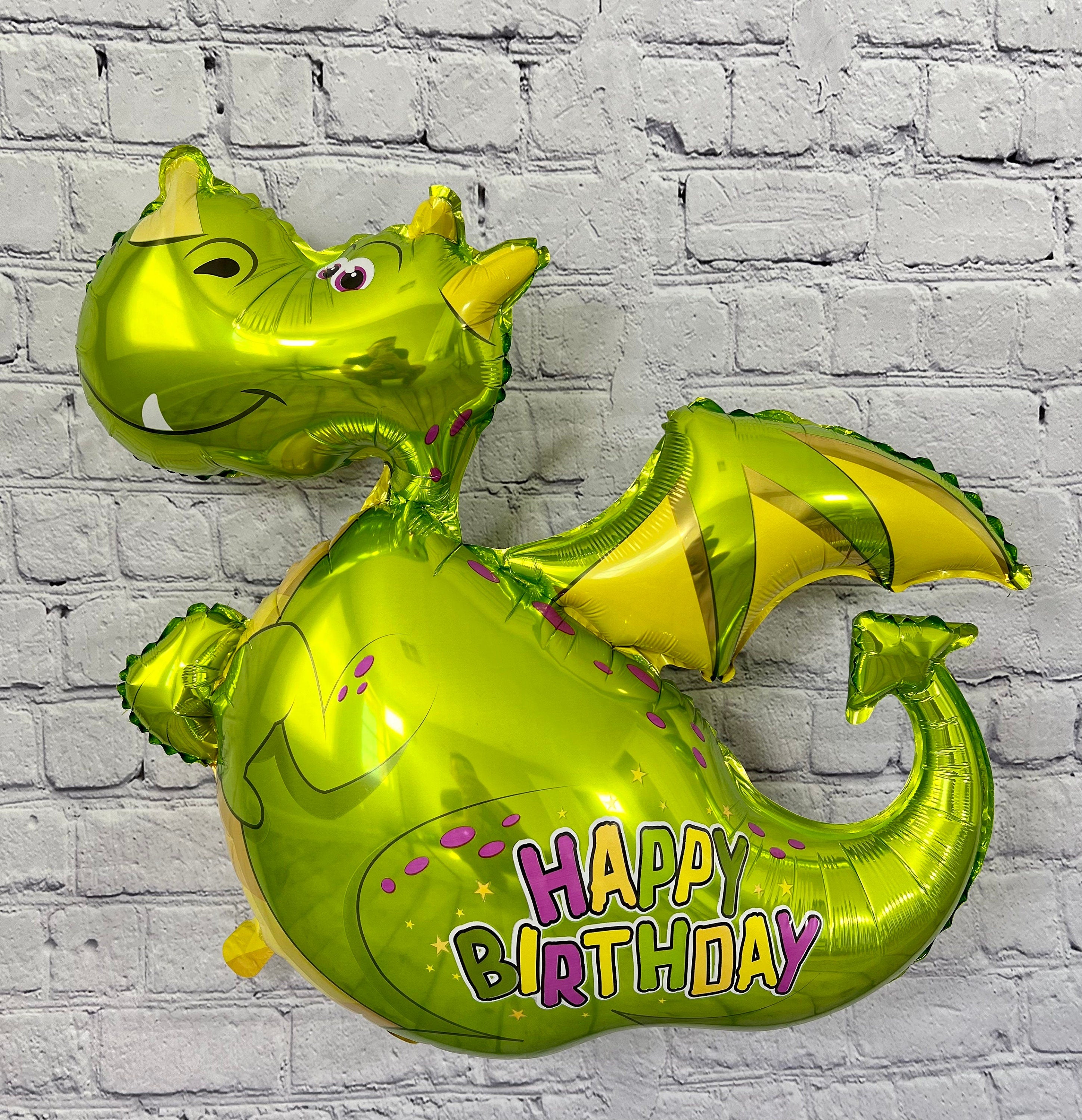 Dragon & Taco Foil Balloons – Fiesta Birthday Party Decor