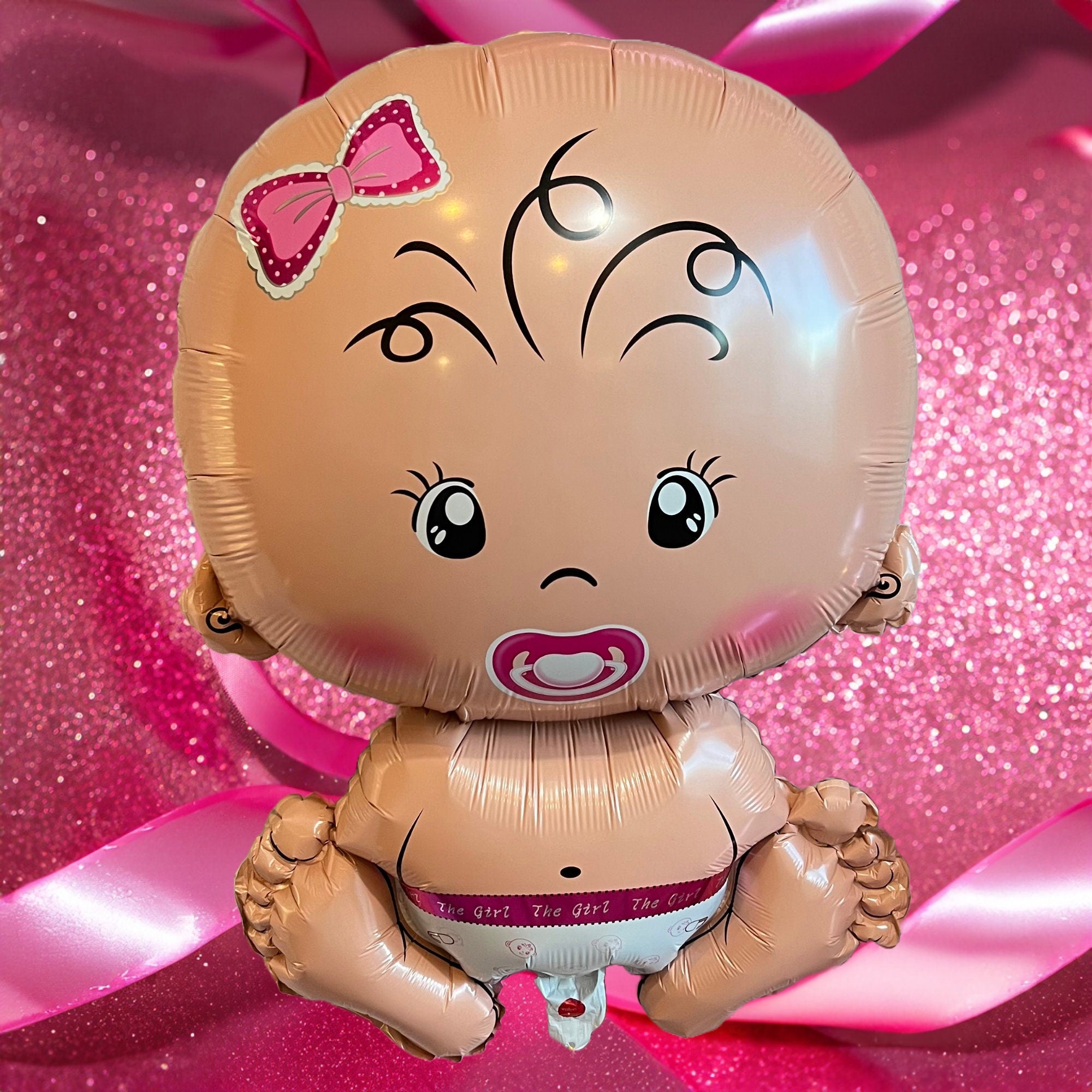 Girl Gender Reveal Balloon – Pink Foil