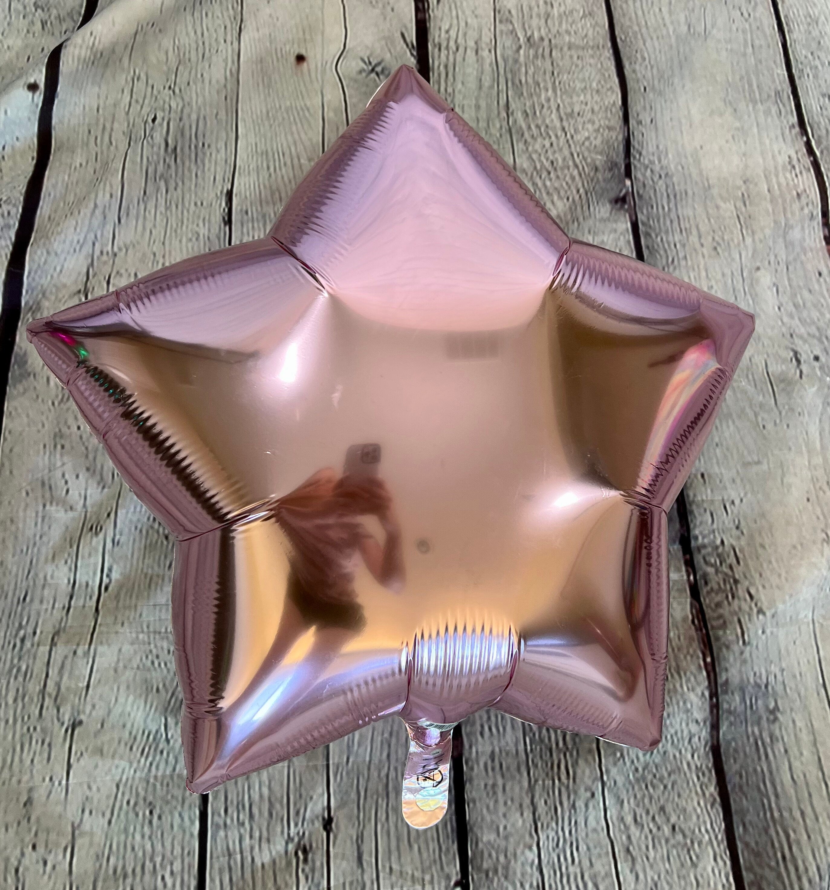 Pink Shaped Foil Balloons – Star & Round Party Decor