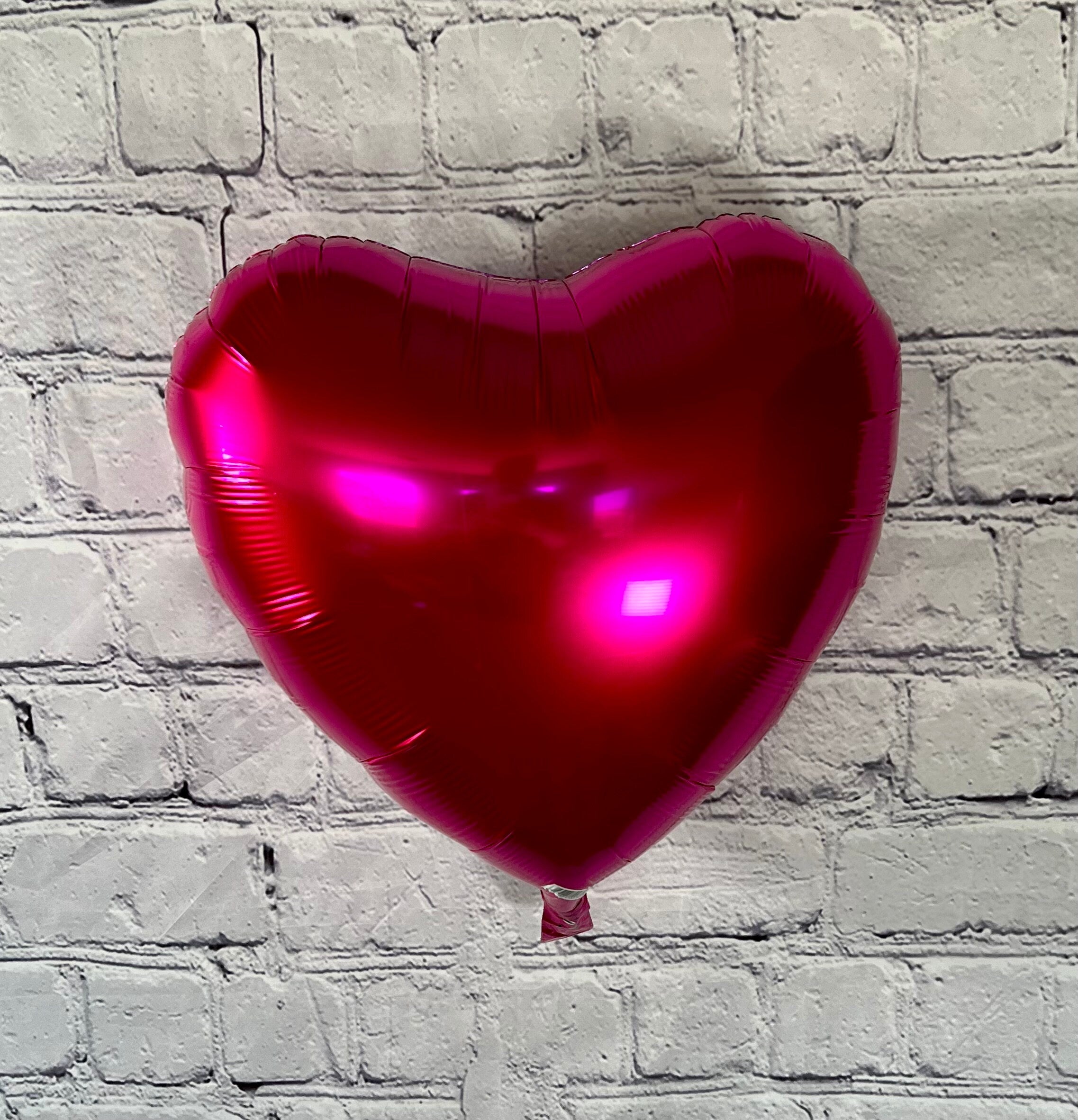 Magenta Pink Shaped Foil Balloons – Heart & Star Party Decor