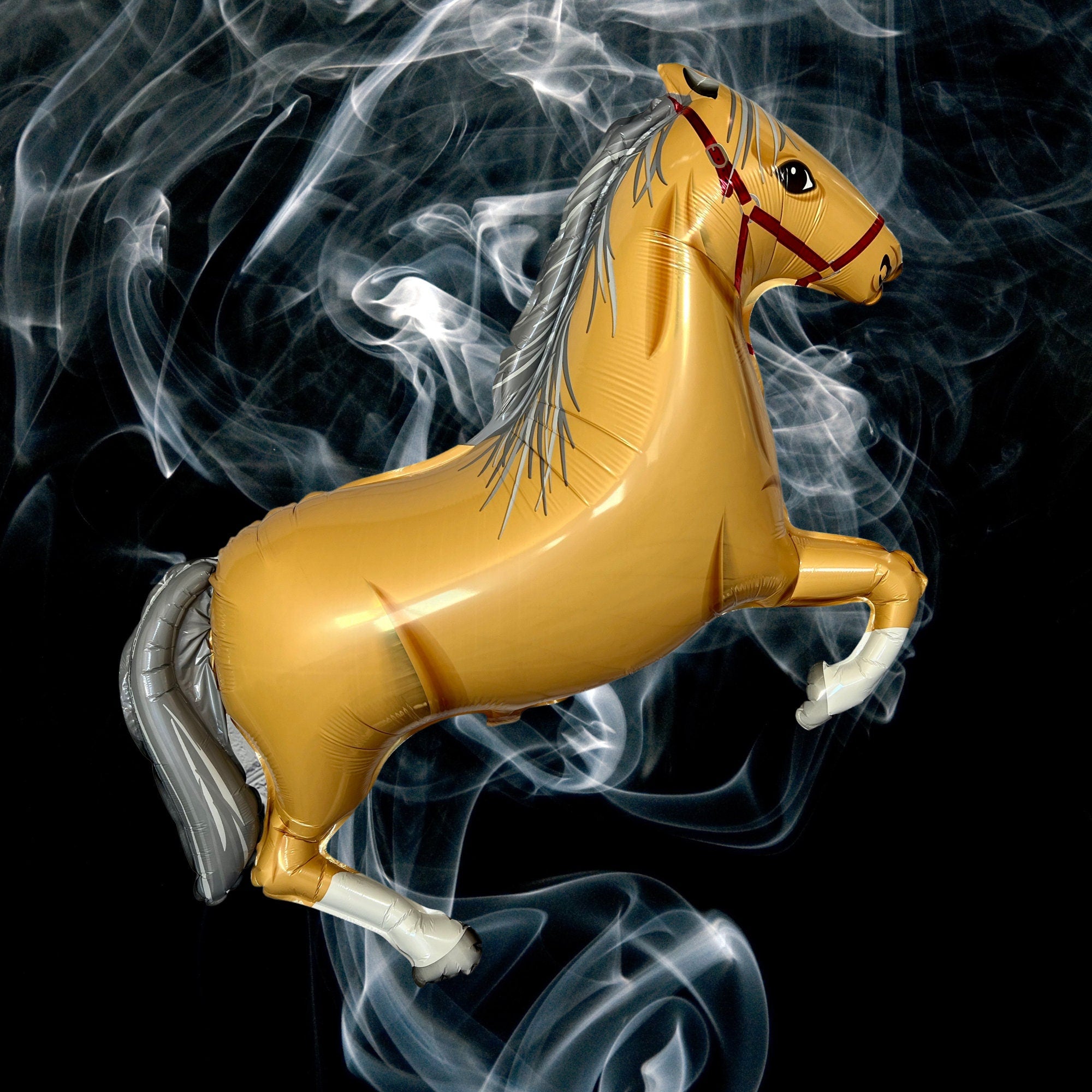 Brown Equestrian Horse Balloon – Western & Derby Party Decor