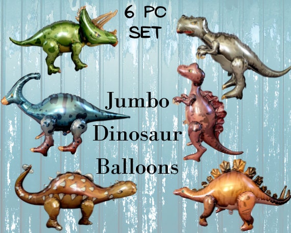 Jumbo dinosaur baby gender reveal expecting moms dads celebration party dino decor balloon decorations surprise reveal baby gender girl boy