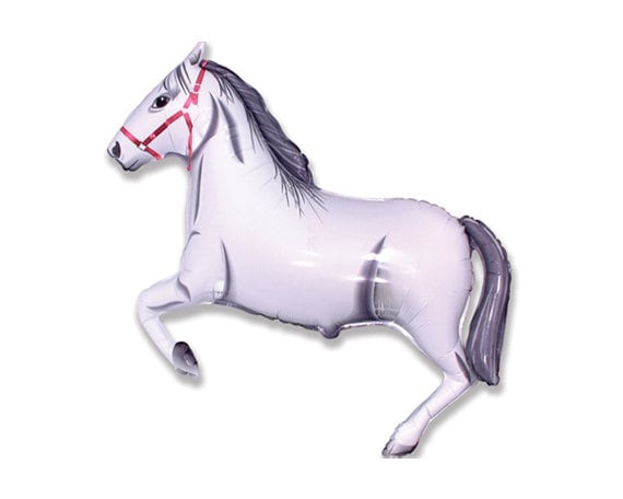 Equestrian horse party balloon / horse racing / Kentucky Derby / rodeo / farm / Western / cowboy and cowgirl birthday party decorations