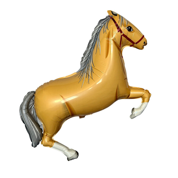 Brown Equestrian Horse Balloon – Western & Derby Party Decor