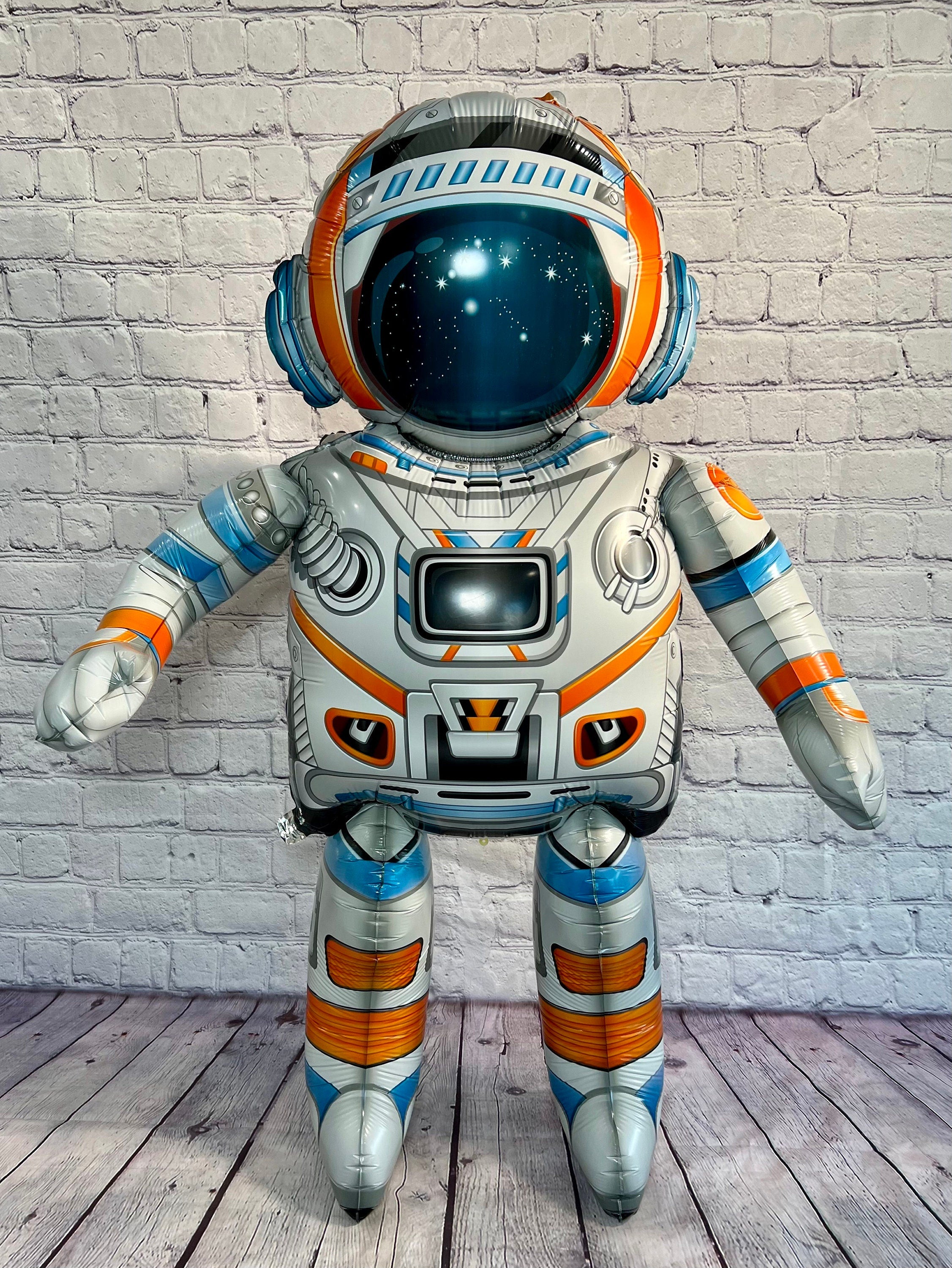 Giant Standing Astronaut Balloon – 52" Outer Space Party Decor