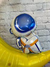 Load image into Gallery viewer, Astronaut on Moon in Outer Space Planets Jumbo Balloon | Party Decor and Supplies | Kids Birthday Party Baby Shower Celebrations Decorations
