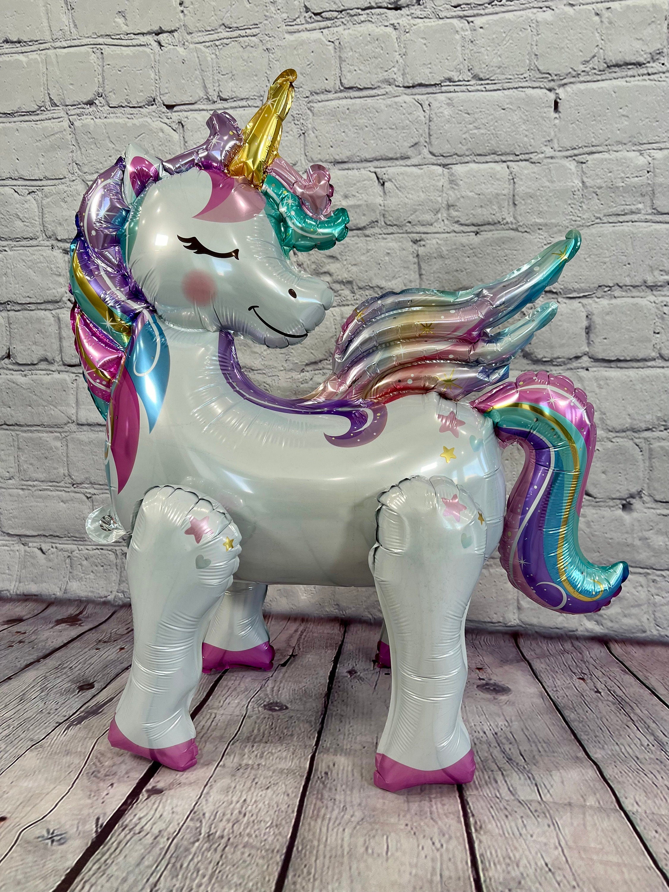 Unicorn Standing Balloon – Jumbo Foil Party Decor