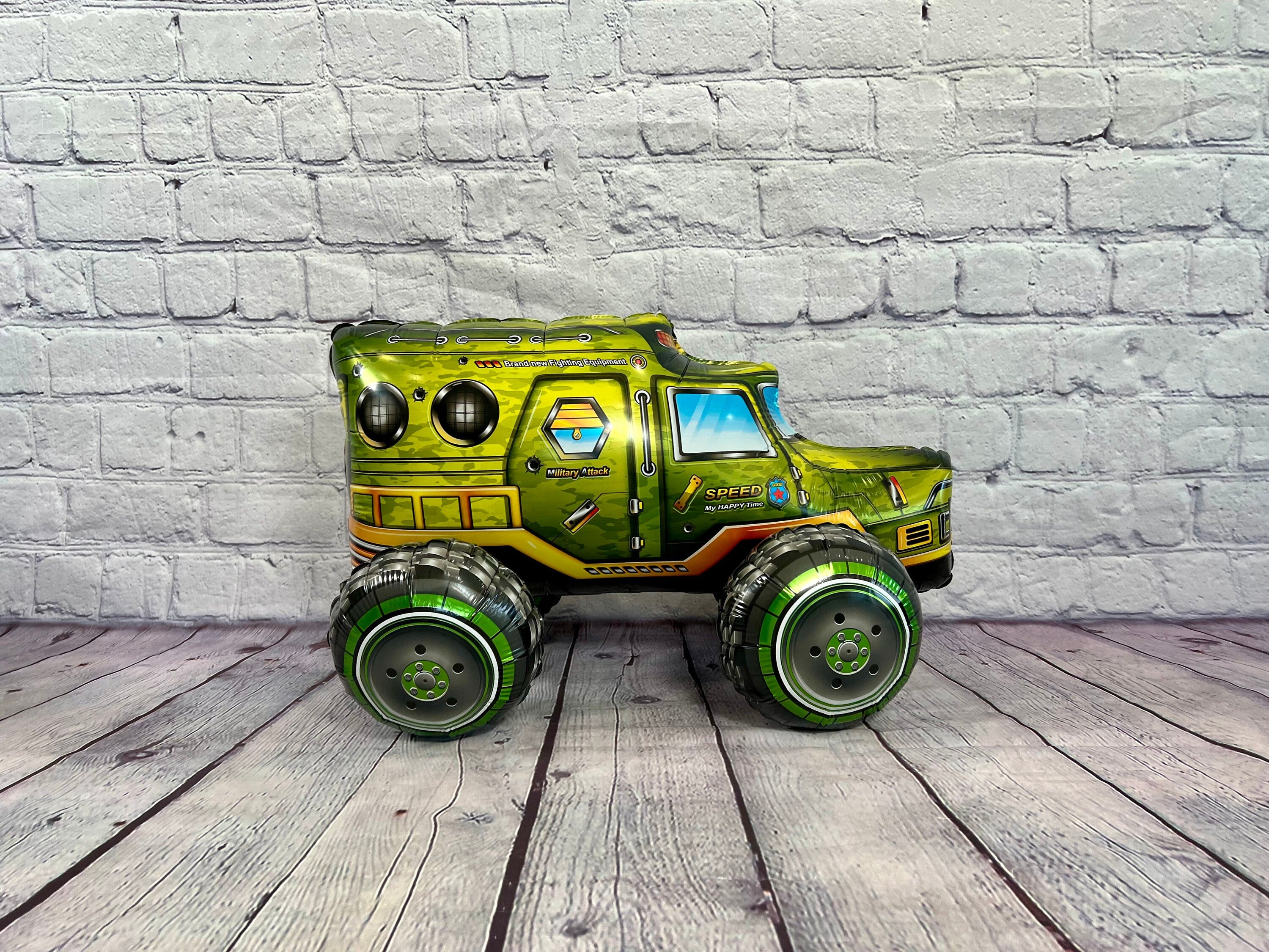 Military Vehicle Balloon Set – Trucks, Tank & Missile (3-Piece Set)