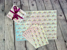 Load image into Gallery viewer, Unicorn Gift Wrapping Paper 3 Sheet Set | Party Decorations and Supplies | Unicorn Birthday Party Baby Shower Gift wrap for Kids Mothers
