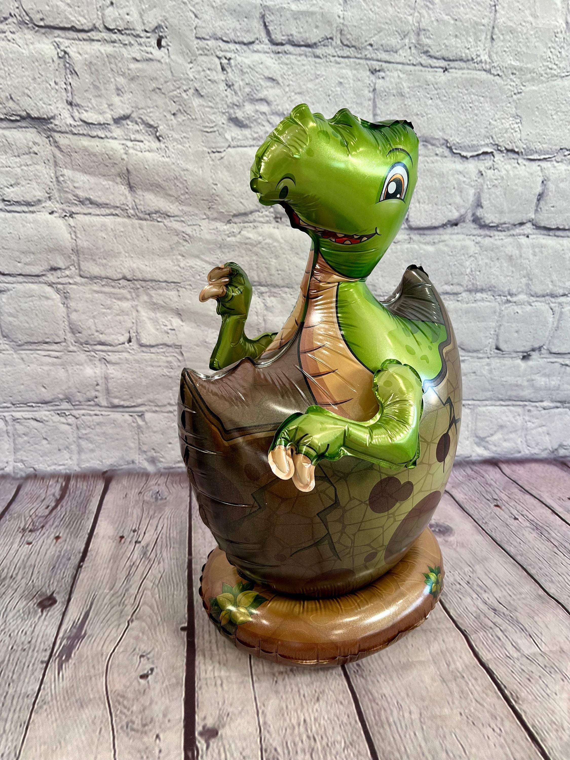 Baby Dinosaur Hatching Egg Balloon Set – Jumbo Foil Party Decor (3-Piece Set)