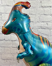 Load image into Gallery viewer, Dinosaur Balloon Set of 3 JUMBO Mylar Walking Foil Balloons | Birthday Party Decorations Supplies and Decor | Gifts for Kids Celebrations

